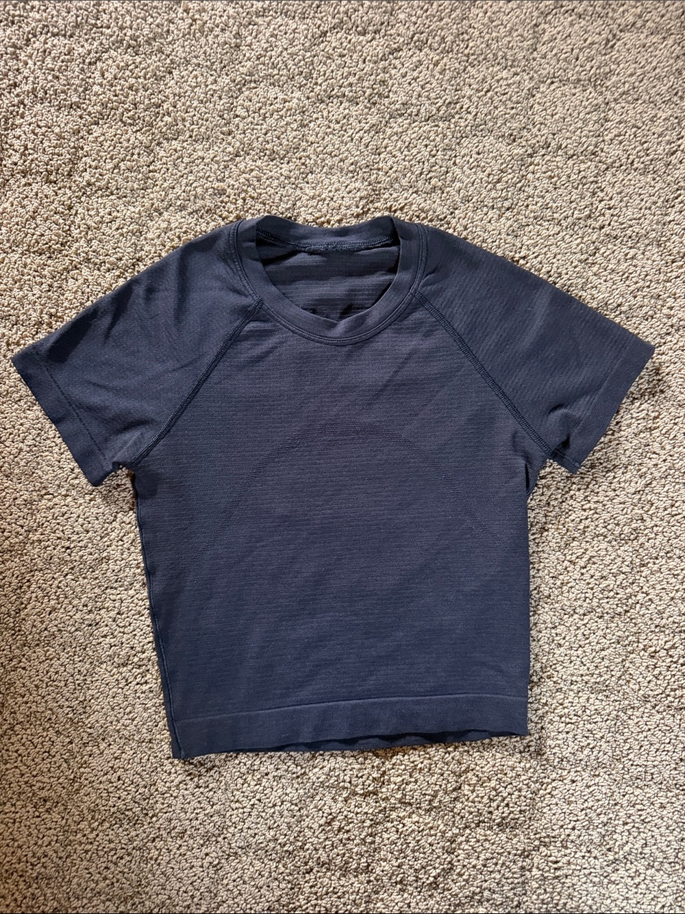 lululemon athletica Navy Short Sleeve Crew Tee